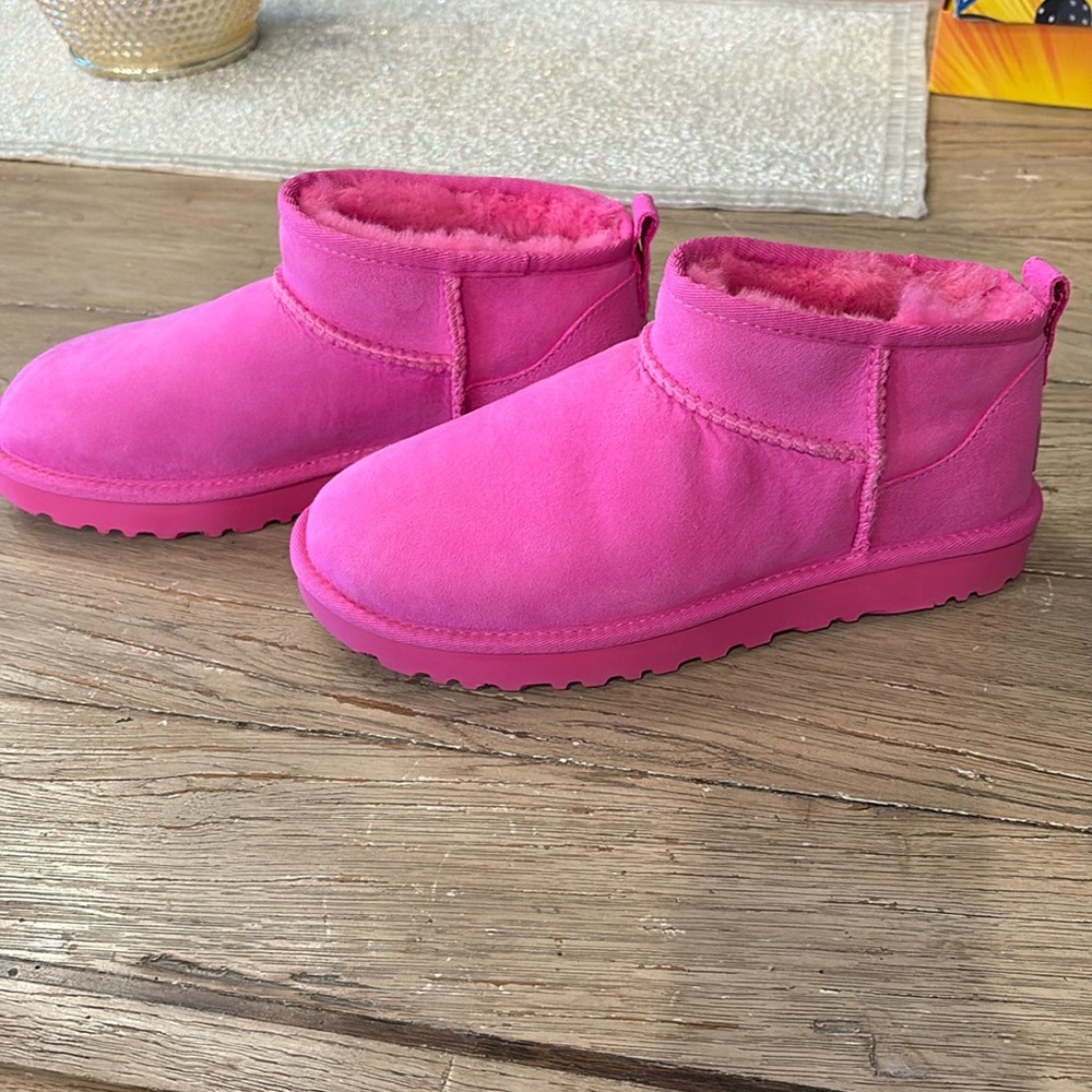 UGG classic ultra mini boot “pink”